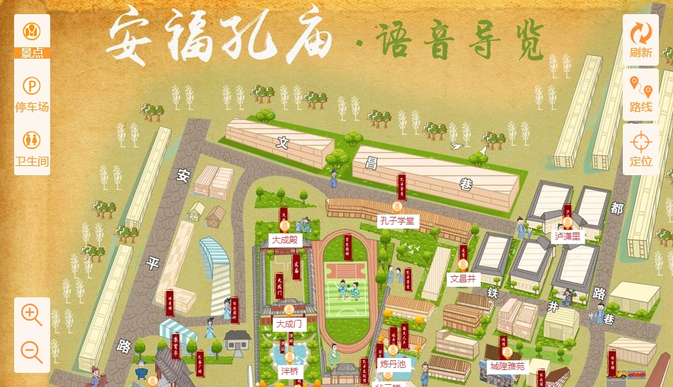 马村手绘地图：智慧景区智能化服务的延伸